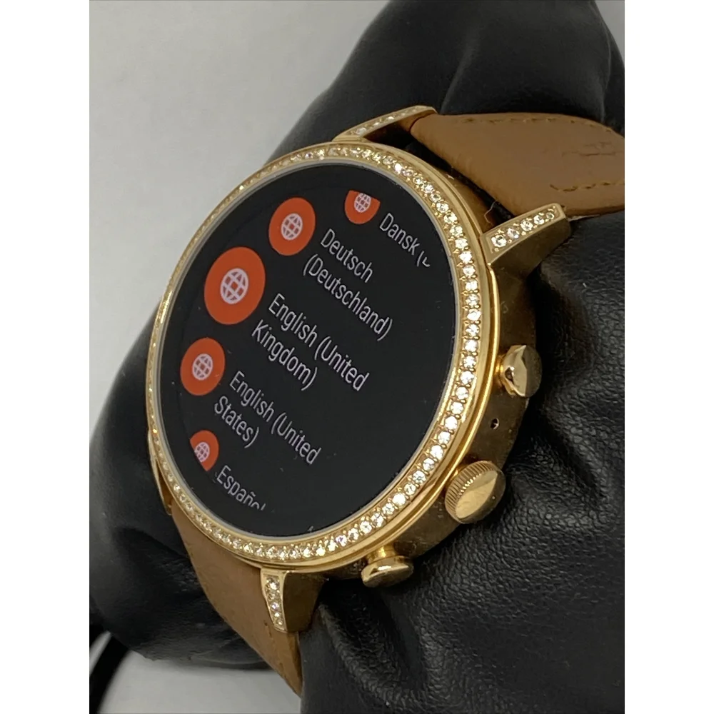 Fossil Gen 4 Authentic Digital Dial Smart Watch Custom Band FTW6015 CO128